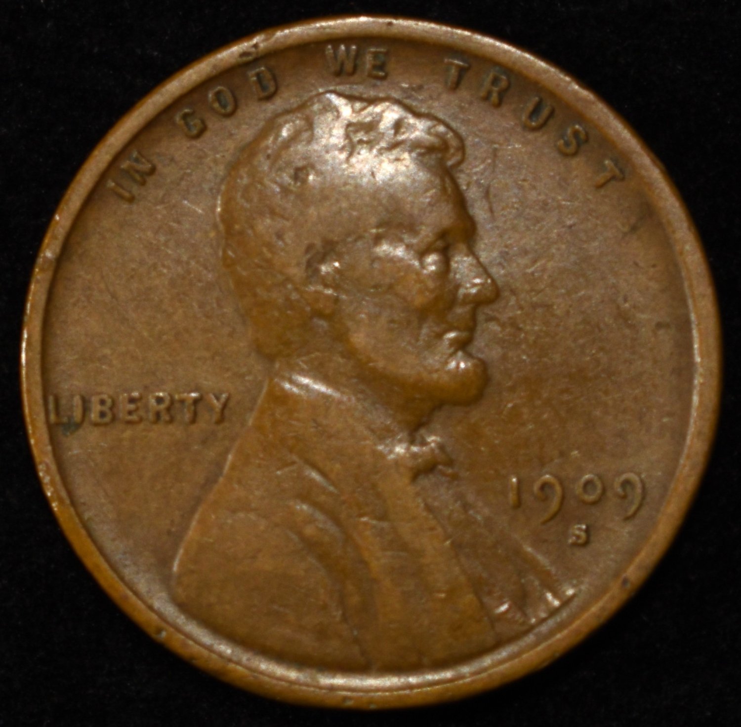 1909-S VDB LINCOLN CENT XF