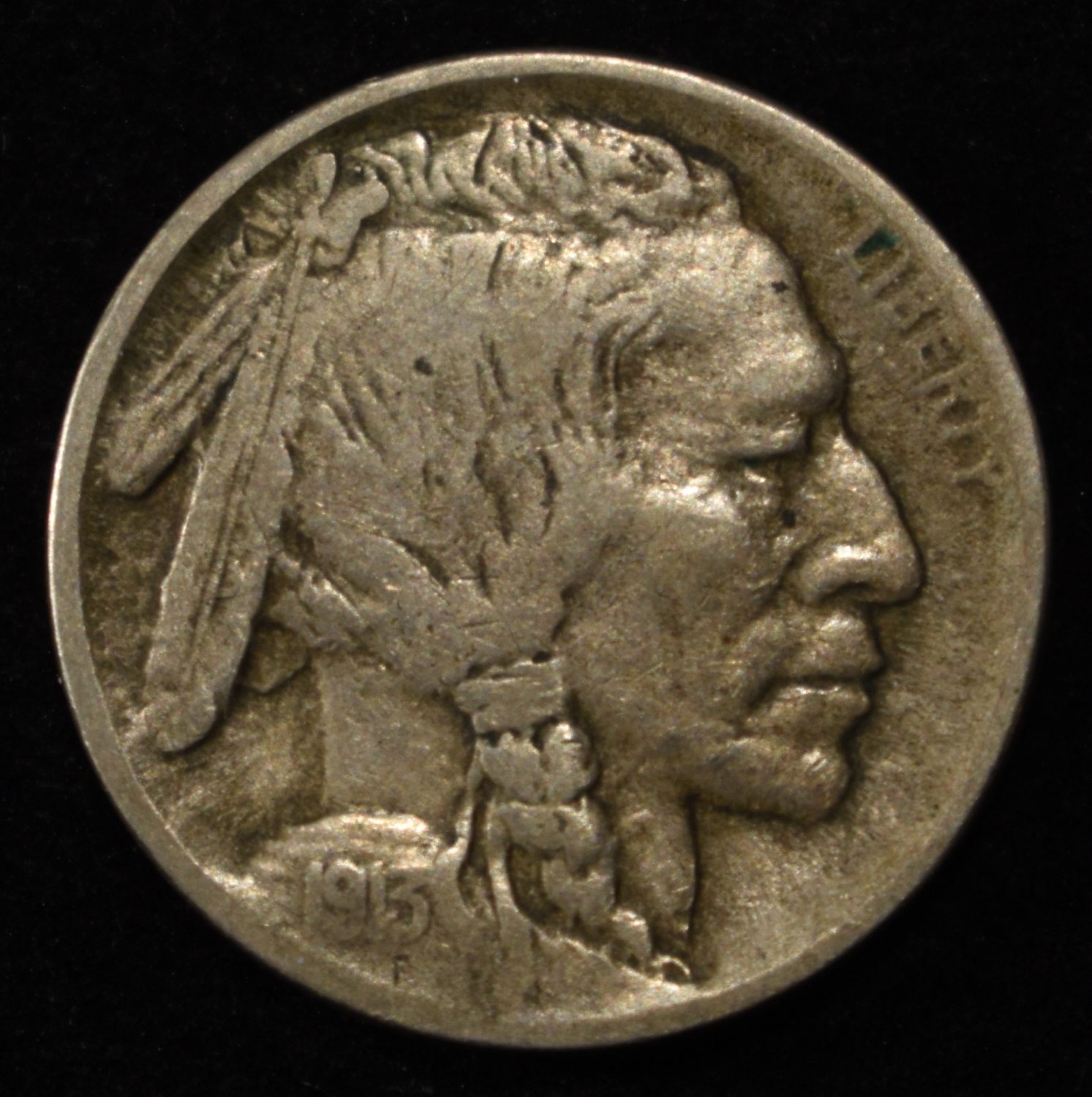 1913-D T-2 BUFFALO NICKEL VF