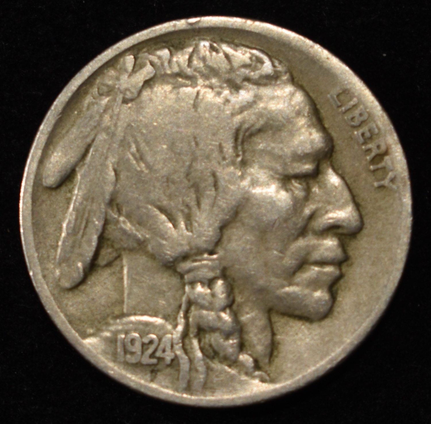 1924-D BUFFALO NICKEL VF/XF