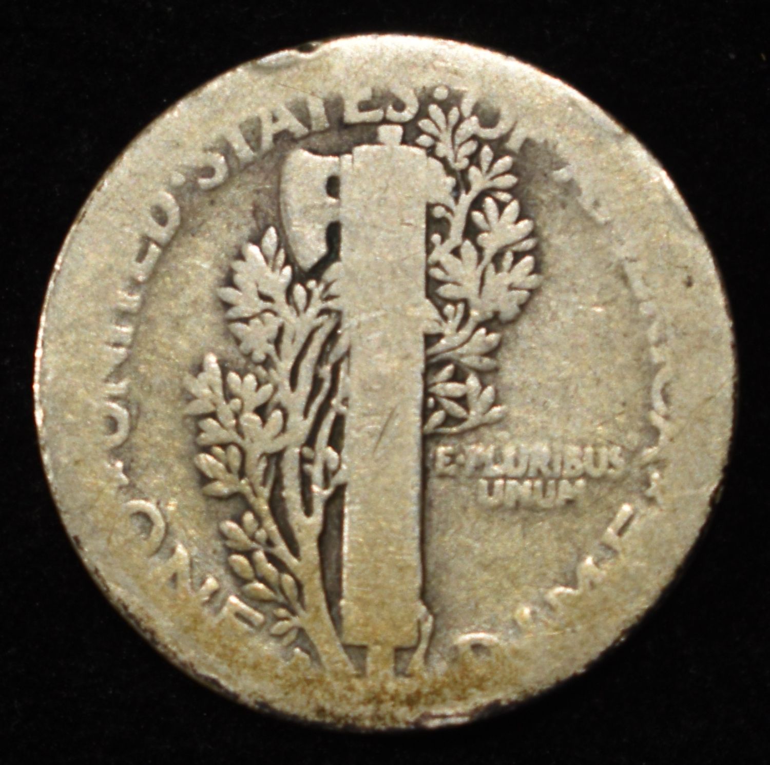 1916-D MERCURY DIME AG/G
