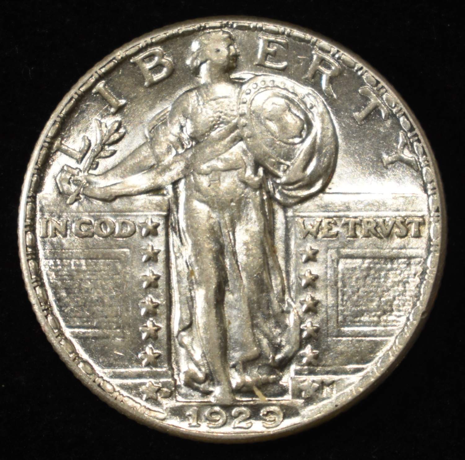 1929-D STANDING LIBERTY QUARTER AU/BU