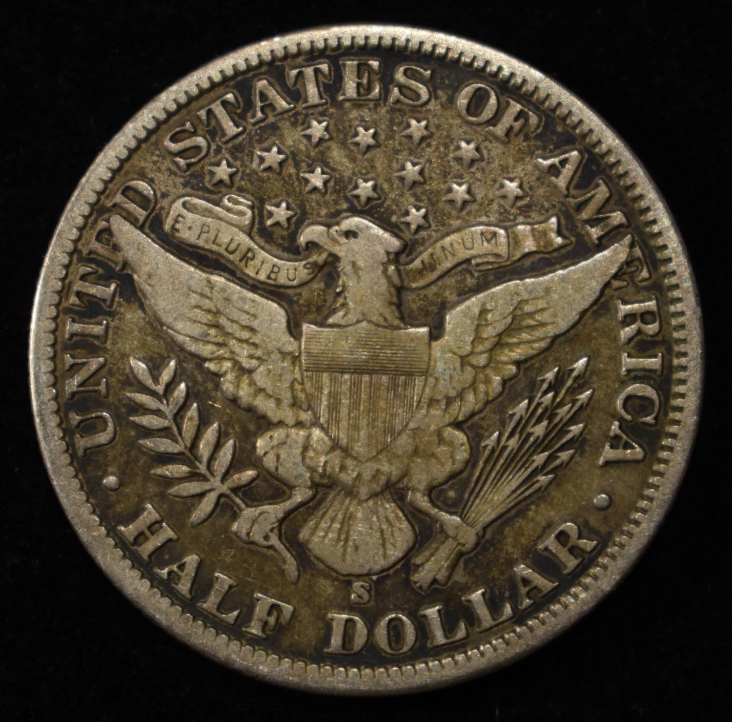 1903-S BARBER HALF DOLLAR VF