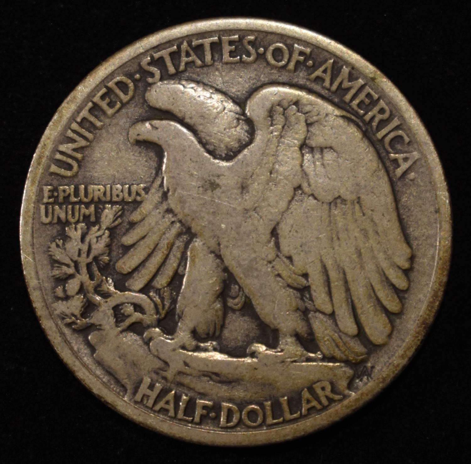 1916-S WALKING LIBERTY HALF DOLLAR FINE