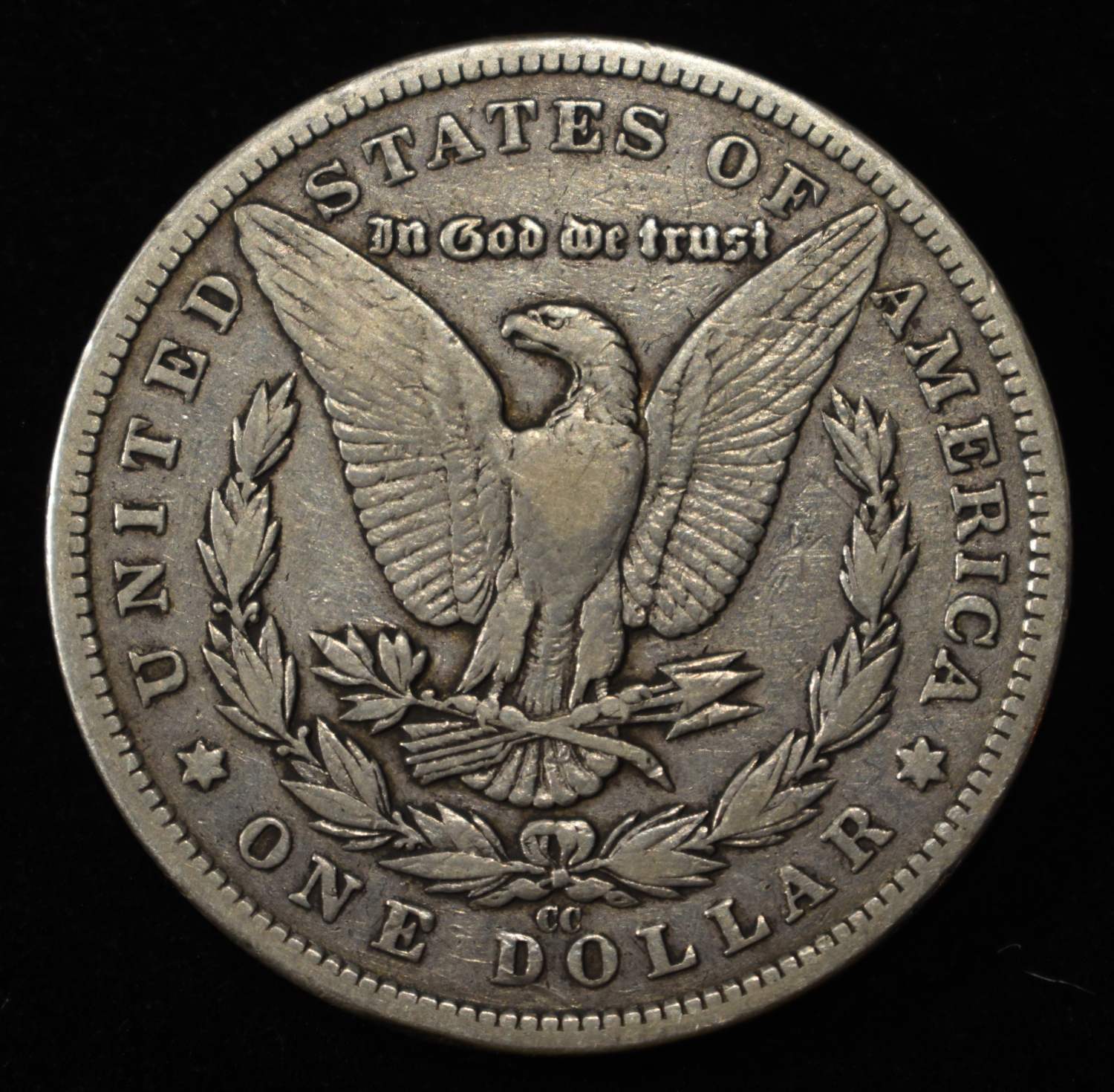 1892-CC MORGAN DOLLAR VF/XF