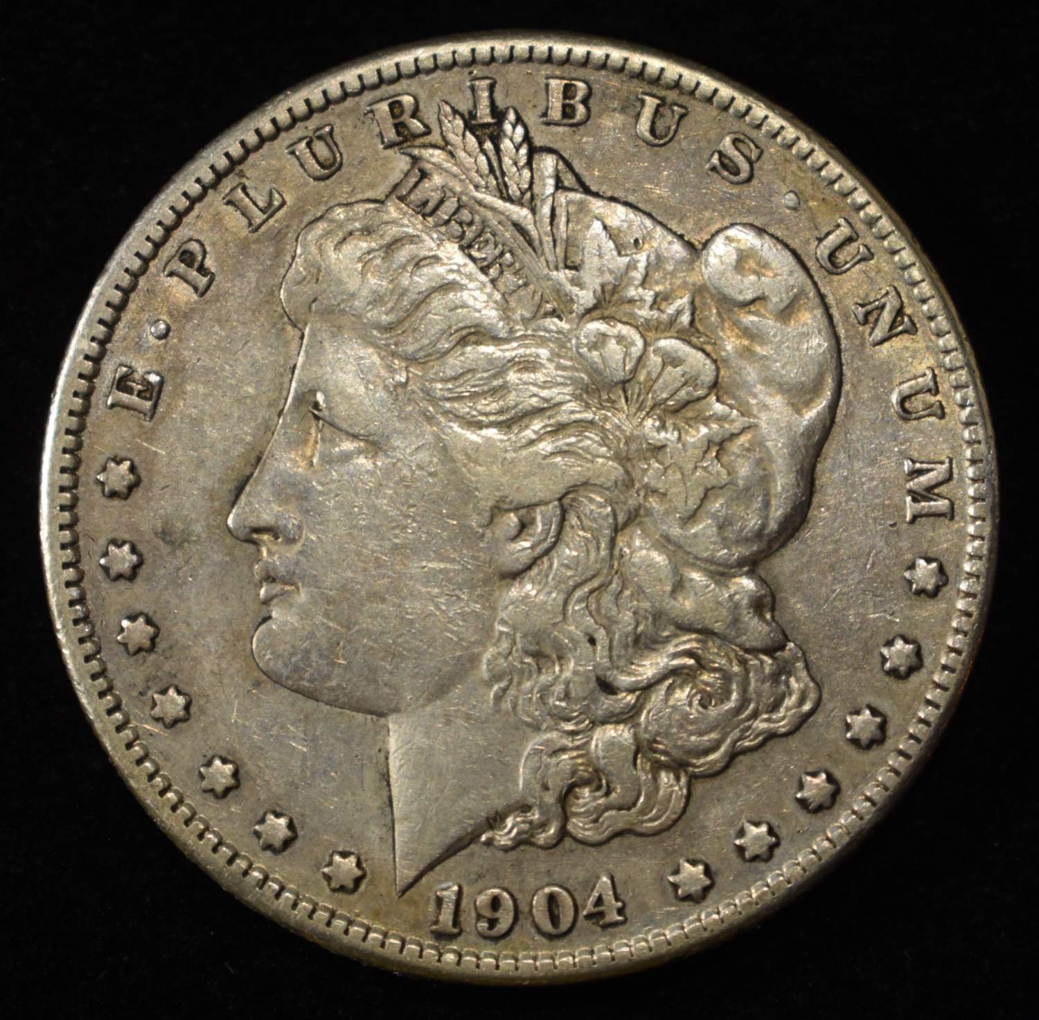 1904-S MORGAN DOLLAR XF
