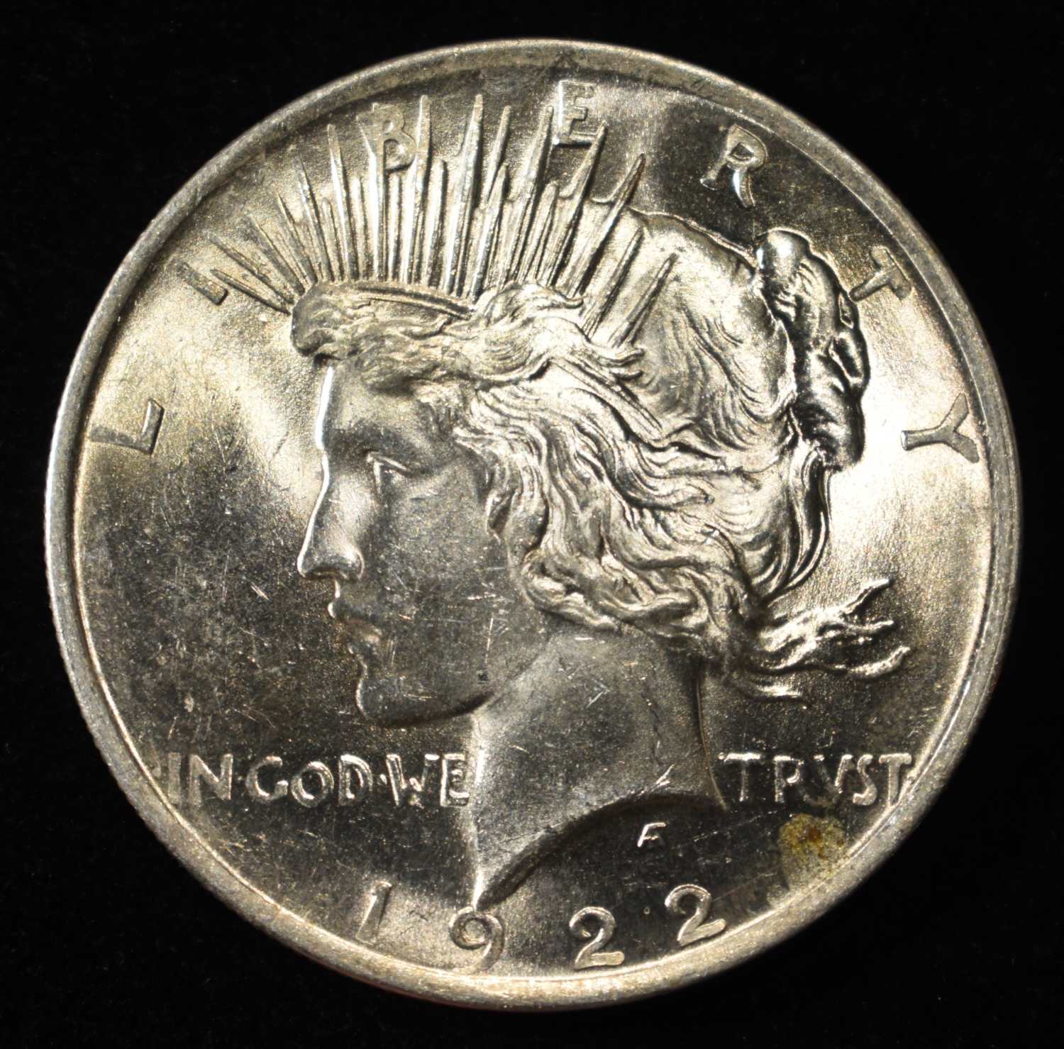 1922 PEACE DOLLAR GEM BU