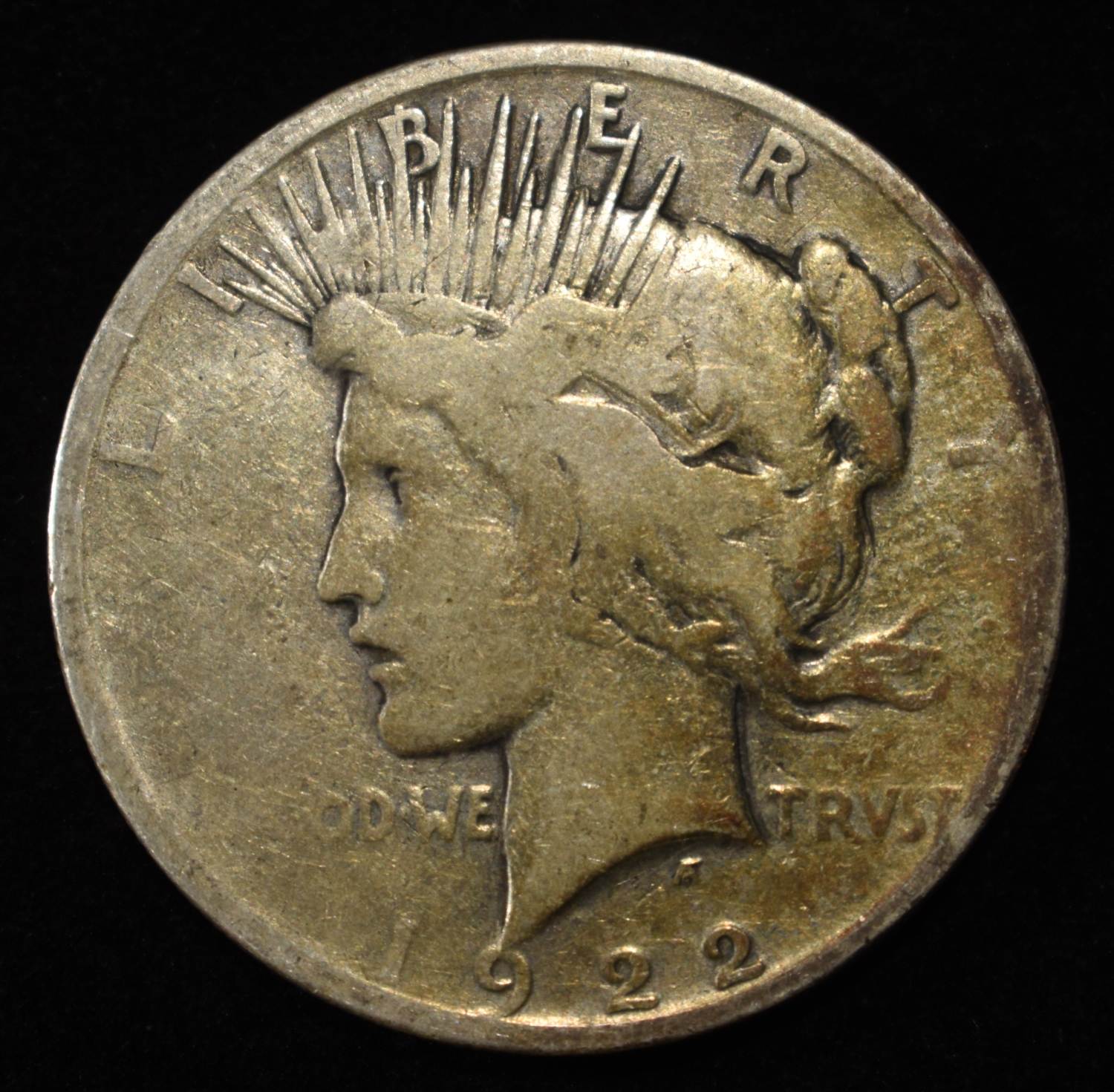 1922-S PEACE DOLLAR