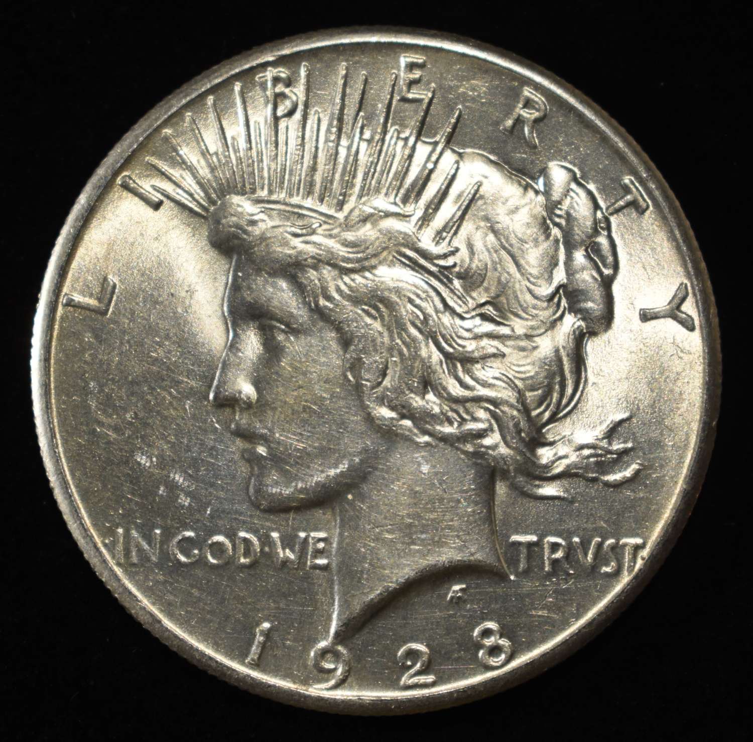 1928 PEACE DOLLAR BU