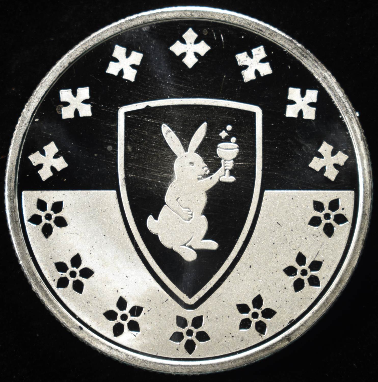 RABBIT 1 OZ .999 SILVER ROUND