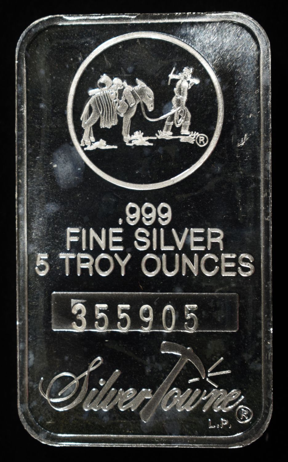 SILVERTOWN 5 OZ .999 SILVER BAR