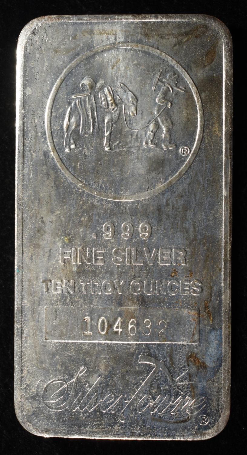 SILVERTOWNE 10 OZ .999 SILVER BAR