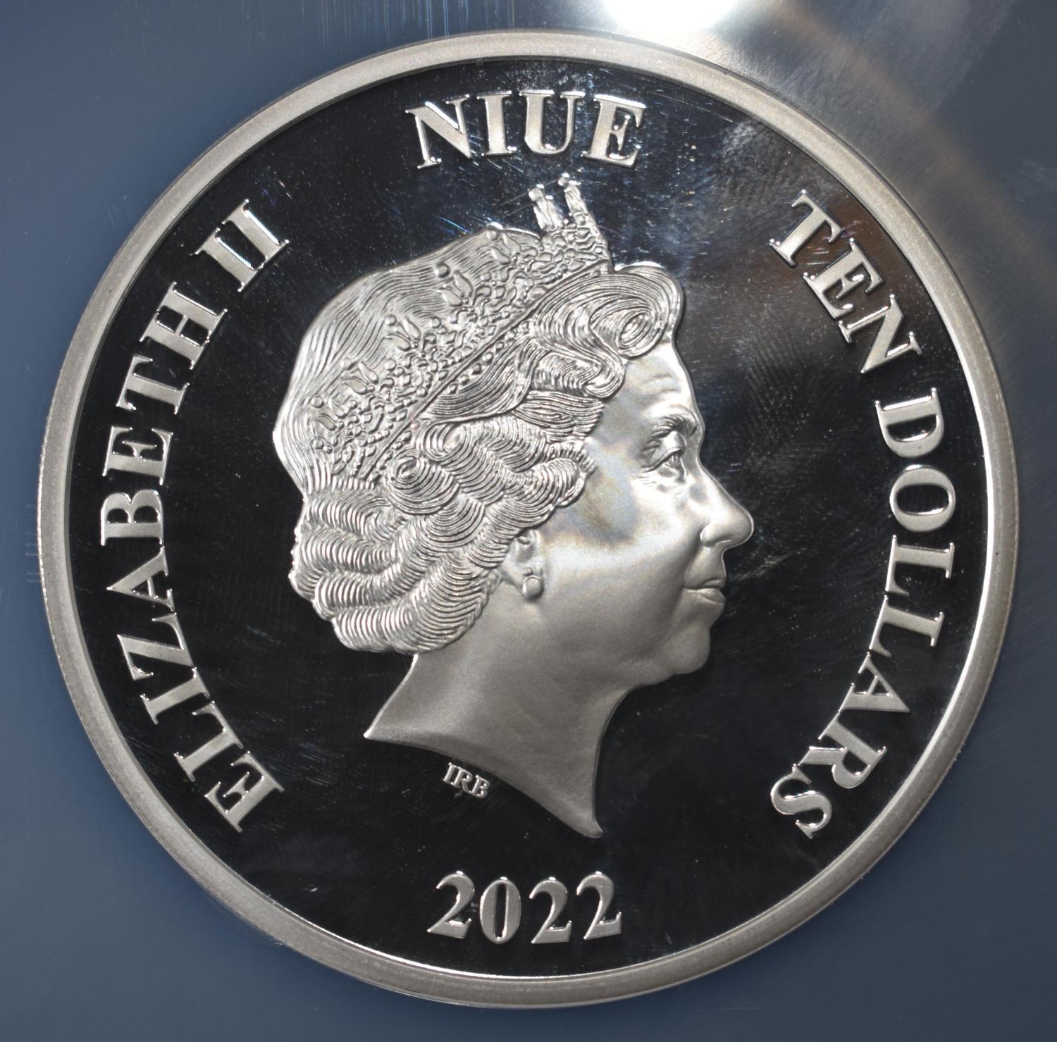 2022 3 OZ $10 NIUE DC COMIC NGC PF70 ULTRA CAMEO