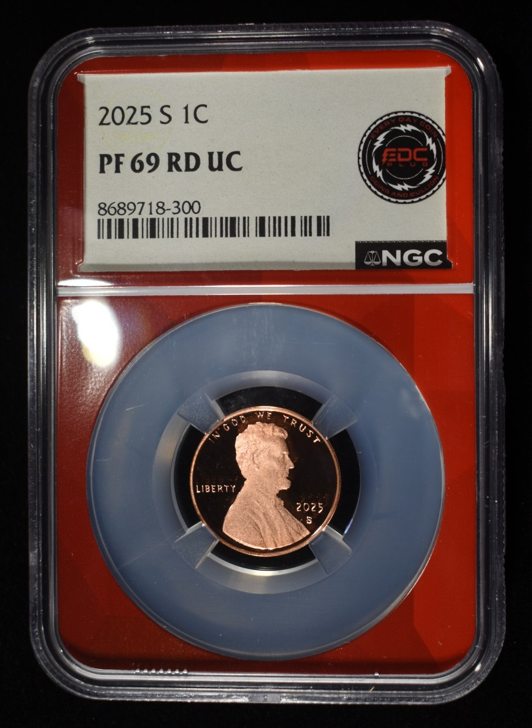 2025-S SHIELD CENT NGC PF69 RD UC