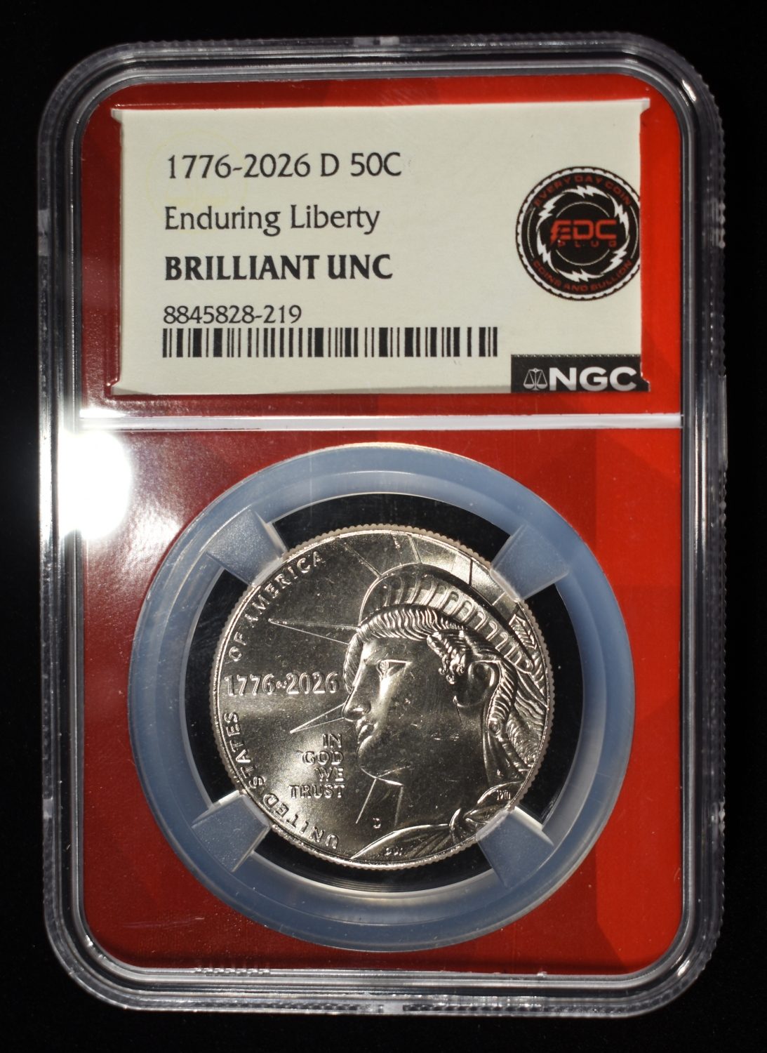 1776-2026-D 50C ENDURING LIBERTY NGC BRILLIANT UNC