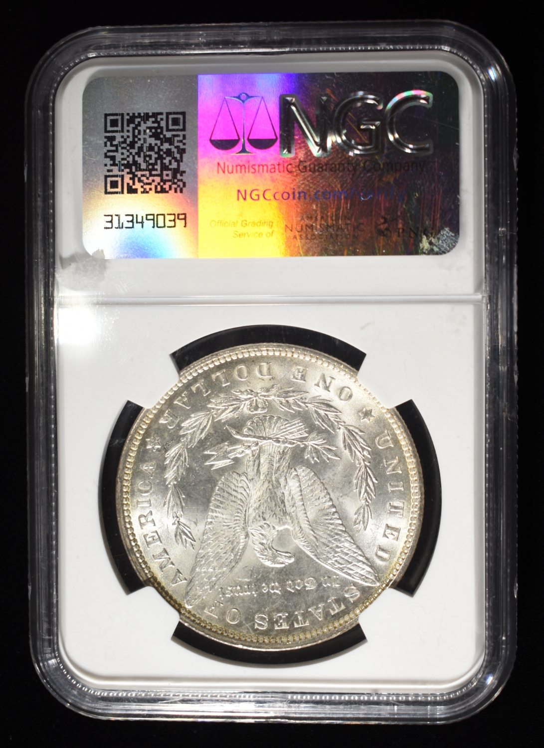 1889 MORGAN DOLLAR NGC BU