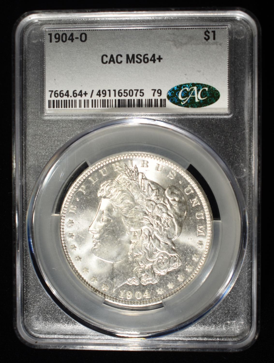 1904-O MORGAN DOLLAR CAC MS64+