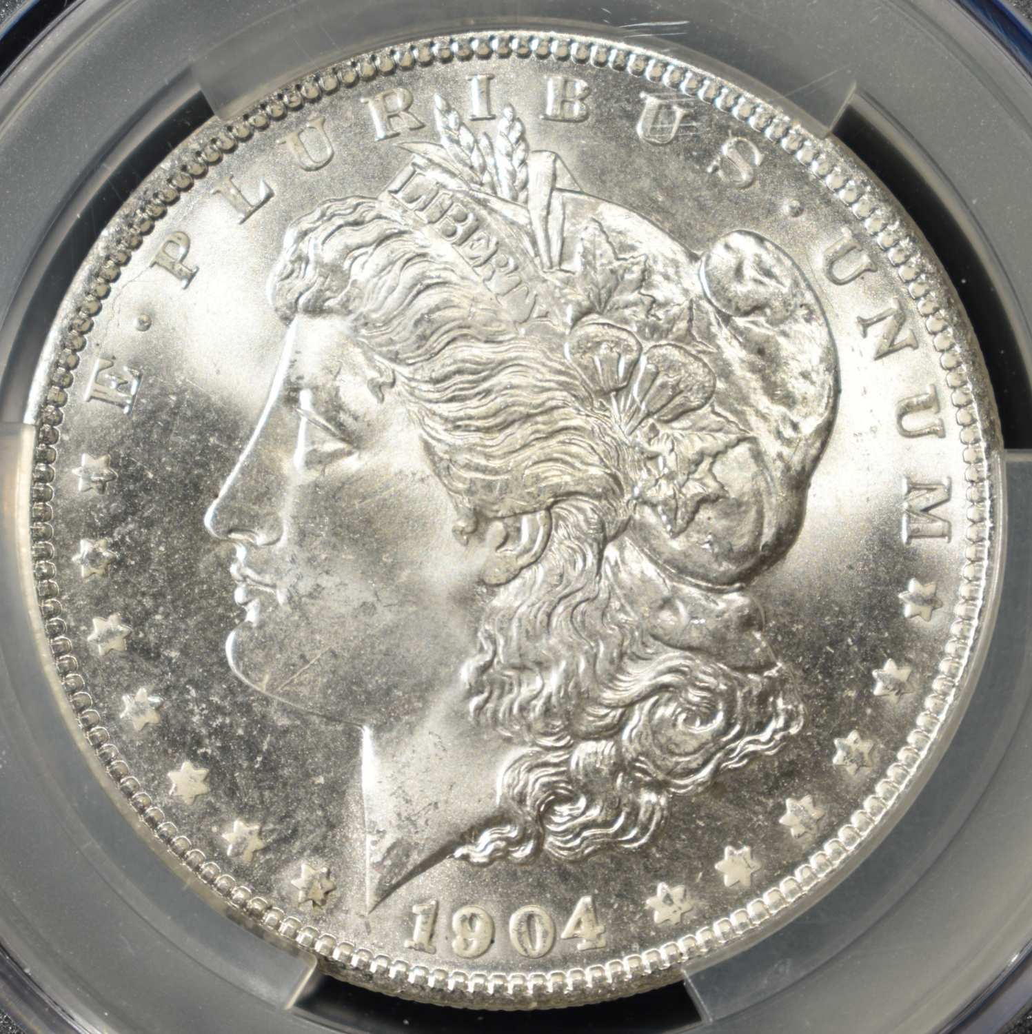1904-O MORGAN DOLLAR CAC MS64+