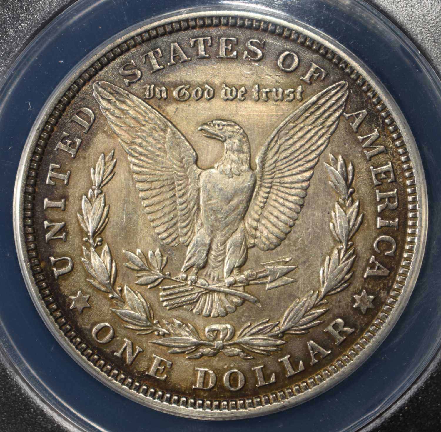 1921 MORGAN DOLLAR AU 55 DETAILS CLEANED ANACS