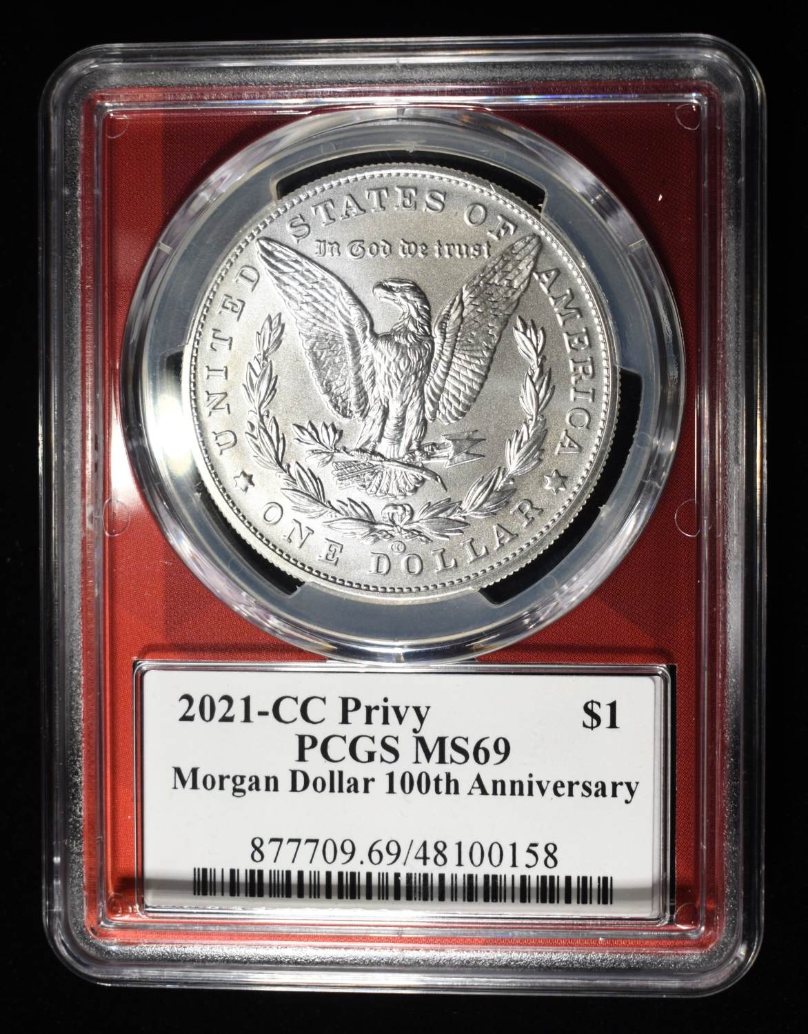 2021-CC PRIVY MORGAN DOLLAR PCGS MS69