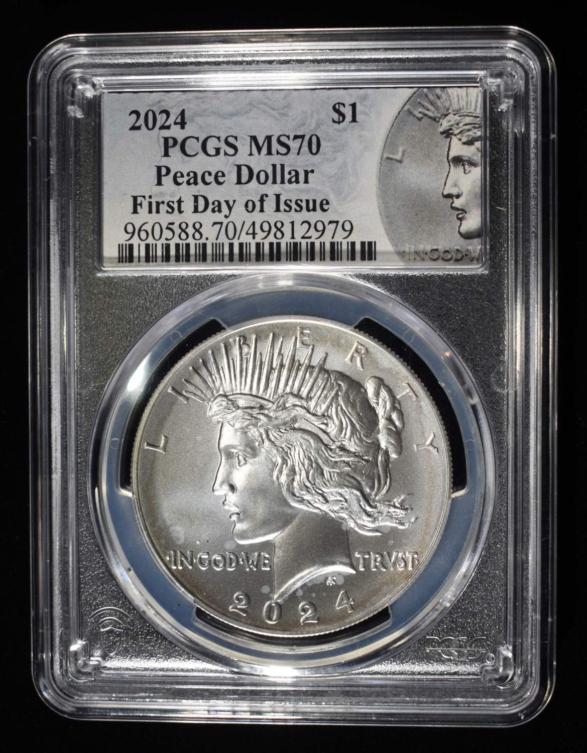 2024 PEACE DOLLAR PCGS MS70 FDI
