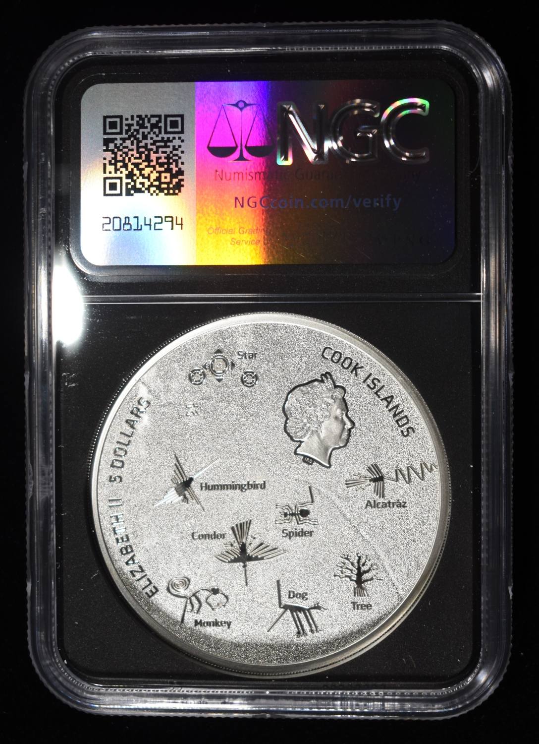 2023 COOK IS. NAZCA LINES MONKEY NGC PF-70 UCAM