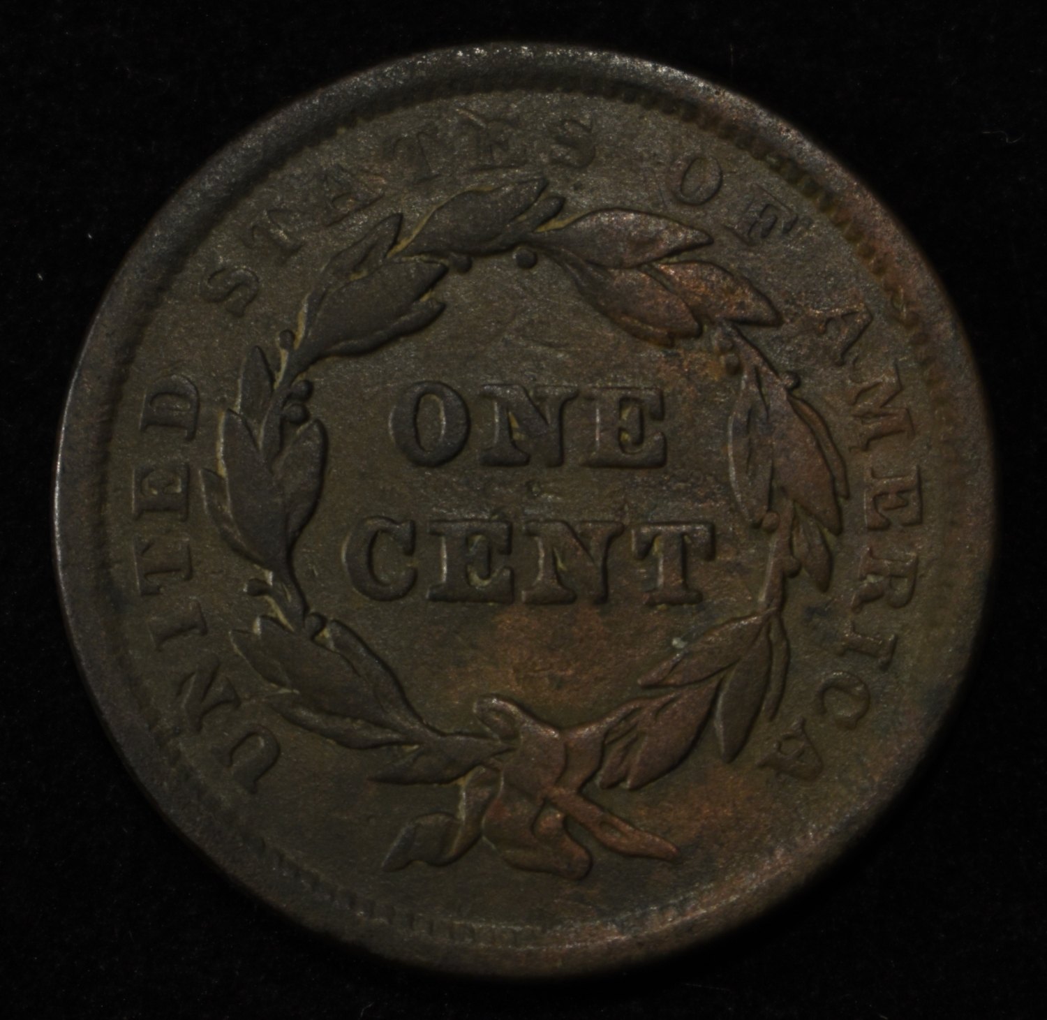 1842 LARGE DATE LARGE CENT VF