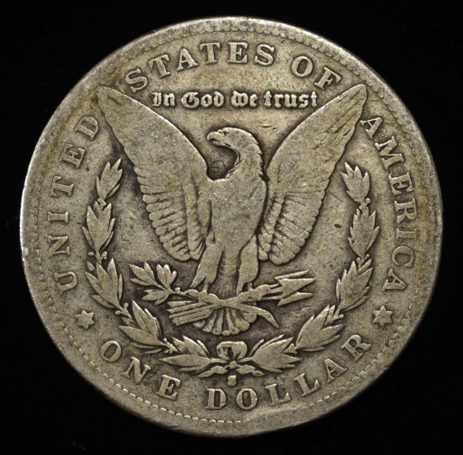 1891-S MORGAN DOLLAR DAMAGED