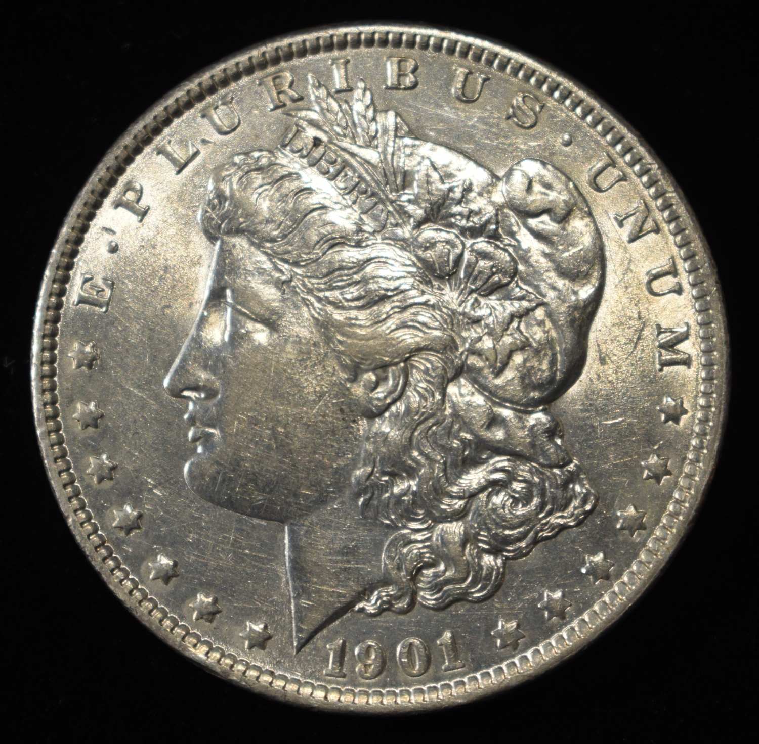 1901 MORGAN DOLLAR AU/BU