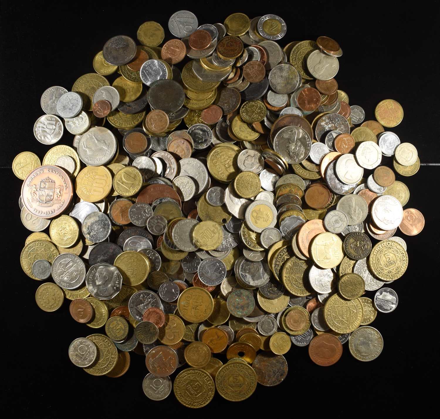 5 LB FOREIGN COINS