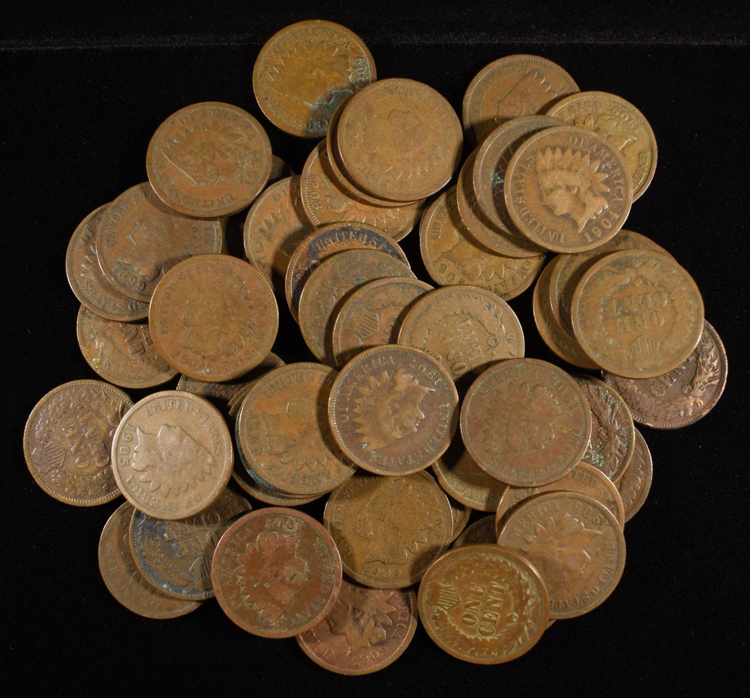 (50) INDIAN CENTS