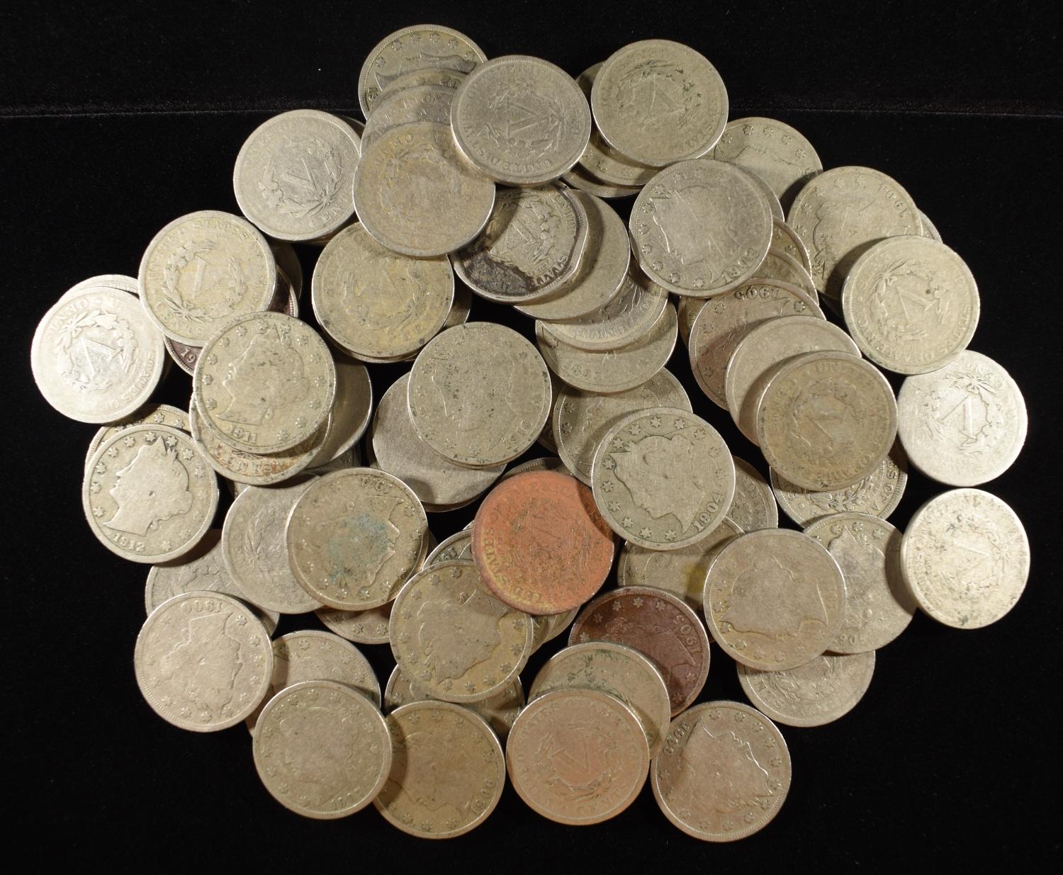 (75) 'V' NICKELS