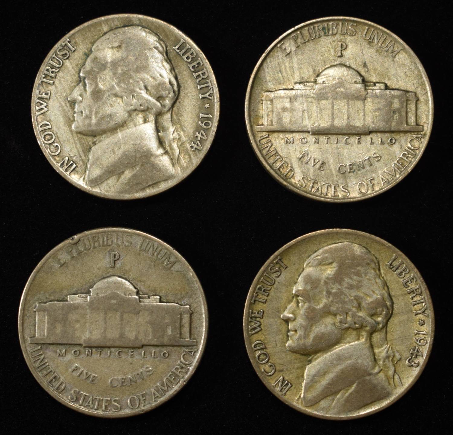 (50) WAR NICKELS