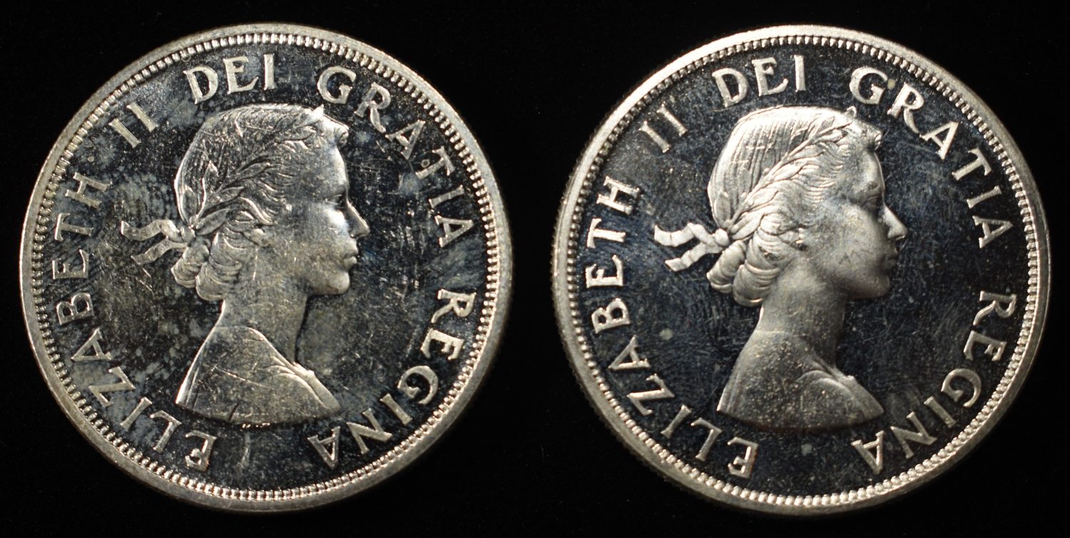 (2)80% SILVER CANADIAN DOLLARS