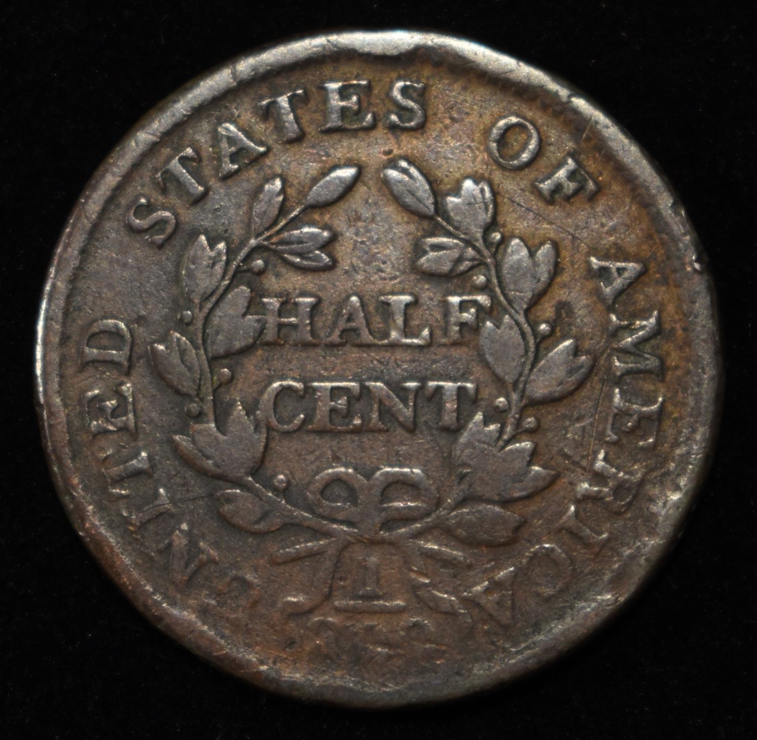 1804 DRAPED BUST HALF CENT VF