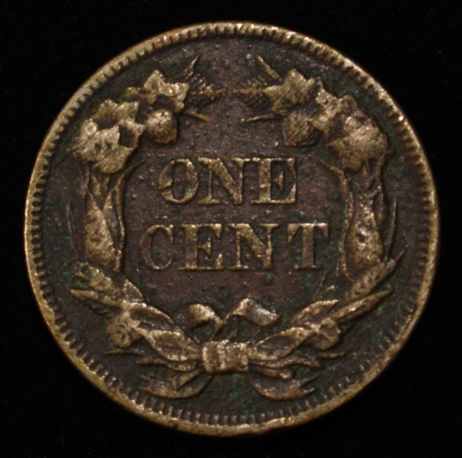 1858 FLYING EAGLE CENT XF