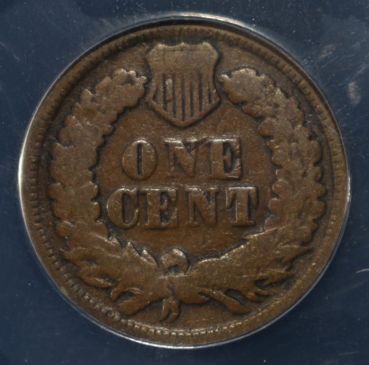 1870 INDIAN CENT G4 PICK AXE VARIETY ANACS