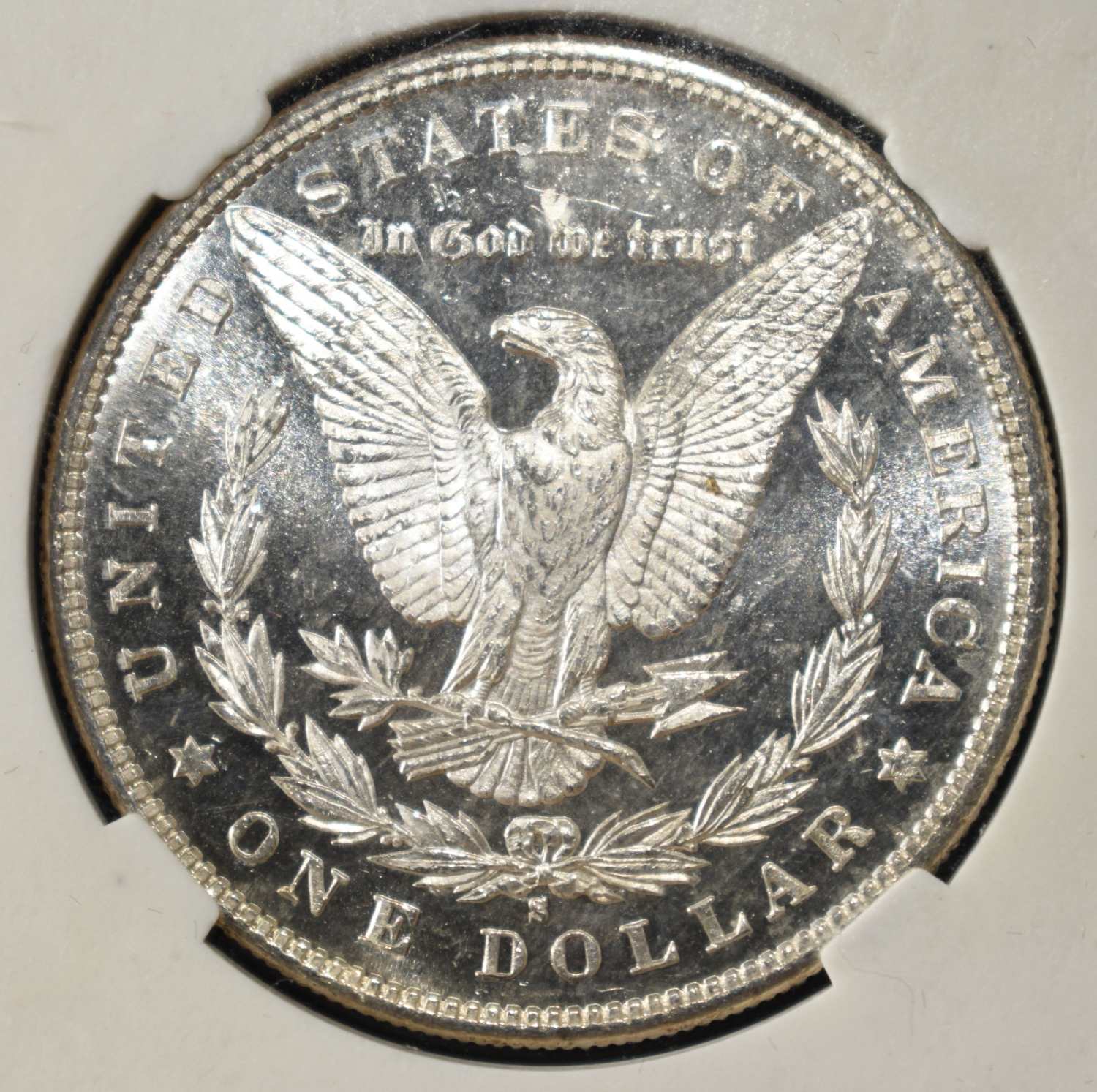 1881-S MORGAN DOLLAR PGA SUPERB GEM BU DMPL