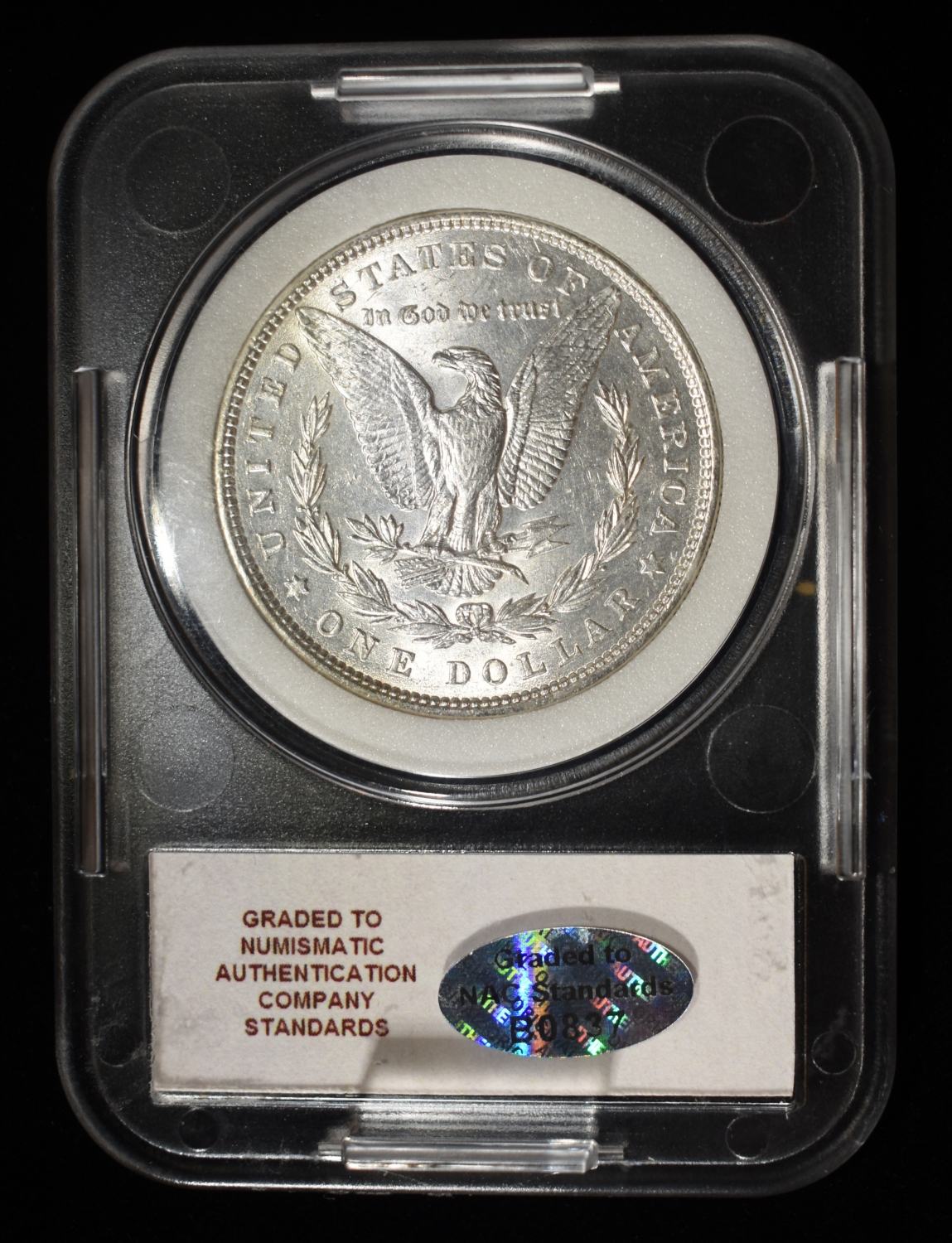 1886 MORGAN DOLLAR NAC SUPERB GEM BU