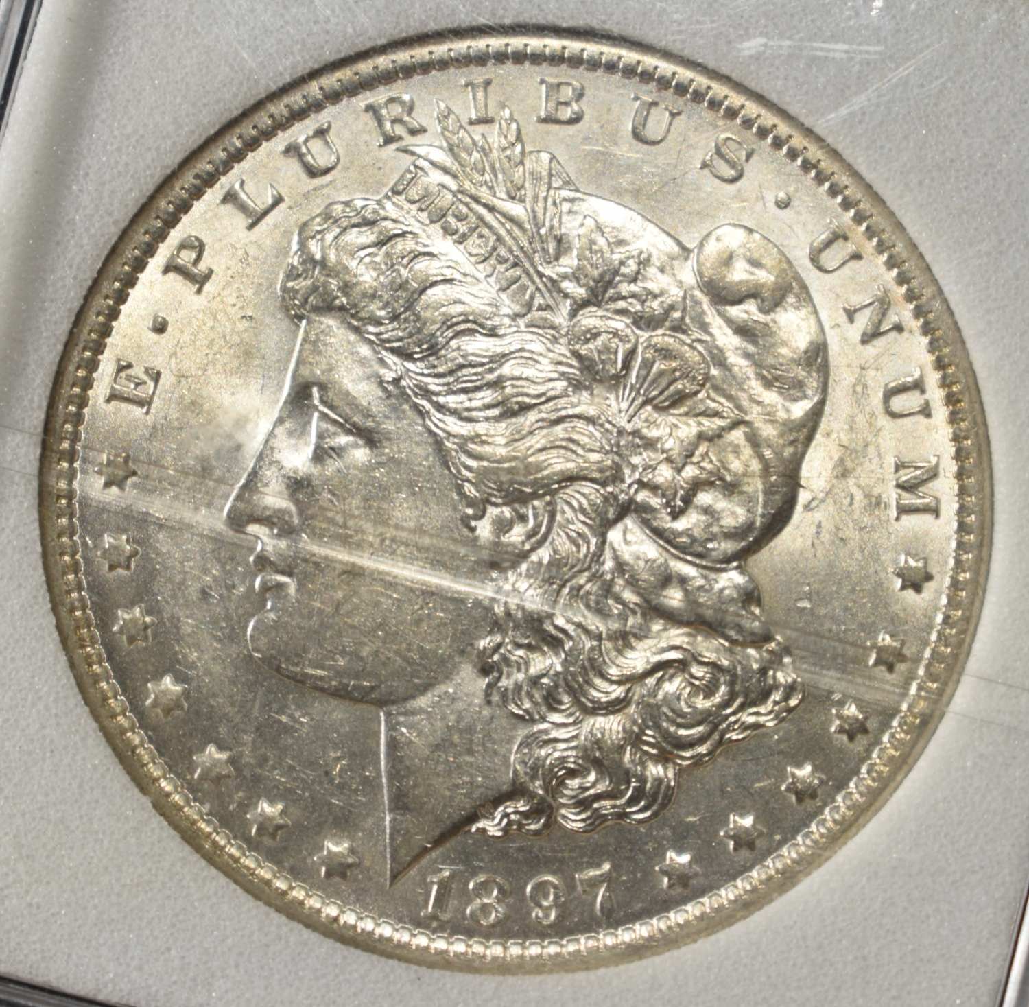 1897-O MORGAN DOLLAR WCG SUPERB GEM BU