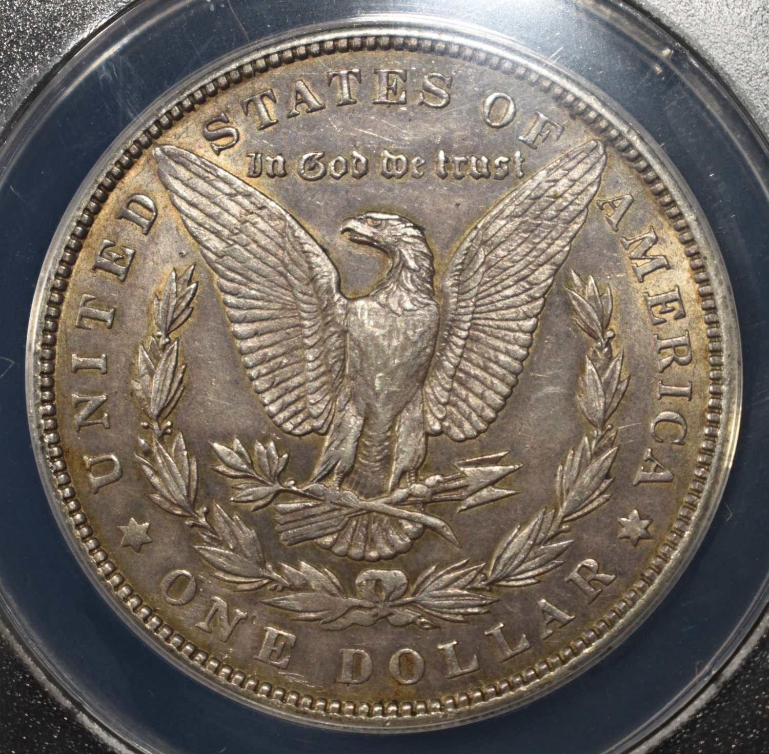 1900 MORGAN DOLLAR AU 53 DETAILS ANACS