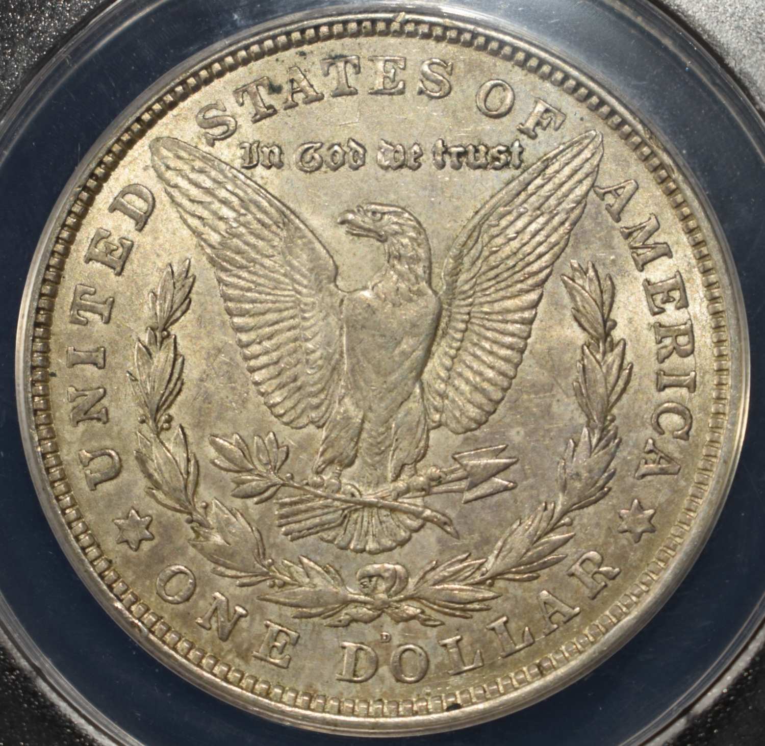 1921-D MORGAN DOLLAR AU 58 ANACS