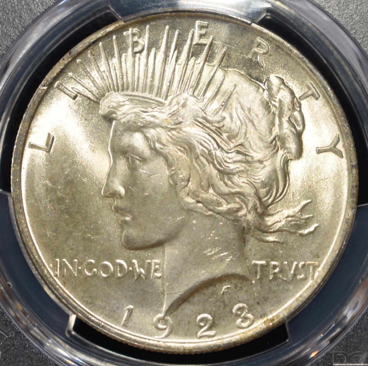 1923 PEACE DOLLAR PCGS MS-63