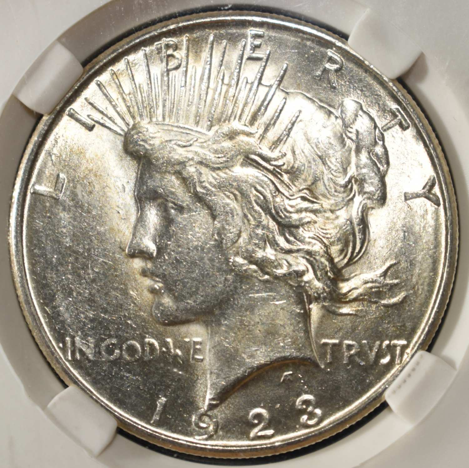1923-S PEACE DOLLAR PGA CH/GEM BU