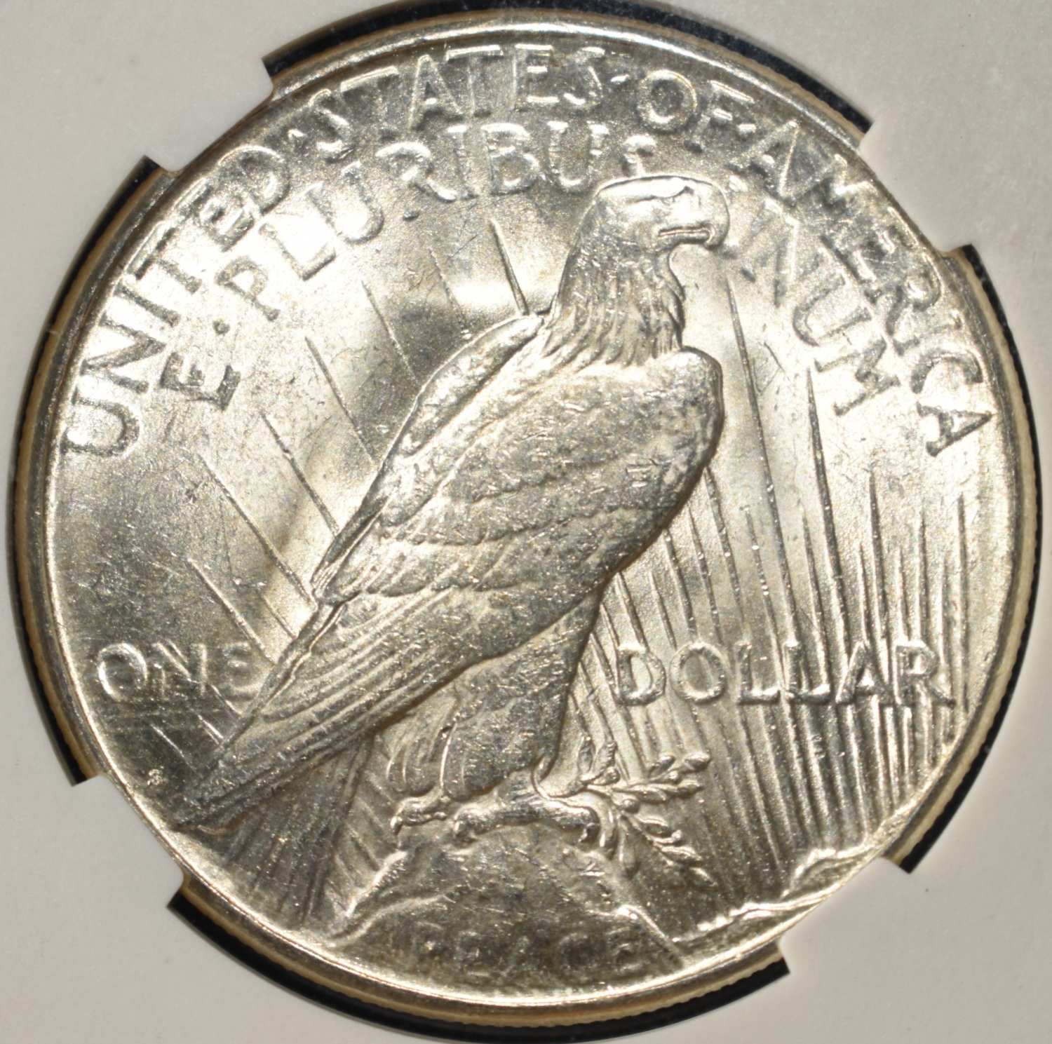 1923-S PEACE DOLLAR PGA CH/GEM BU