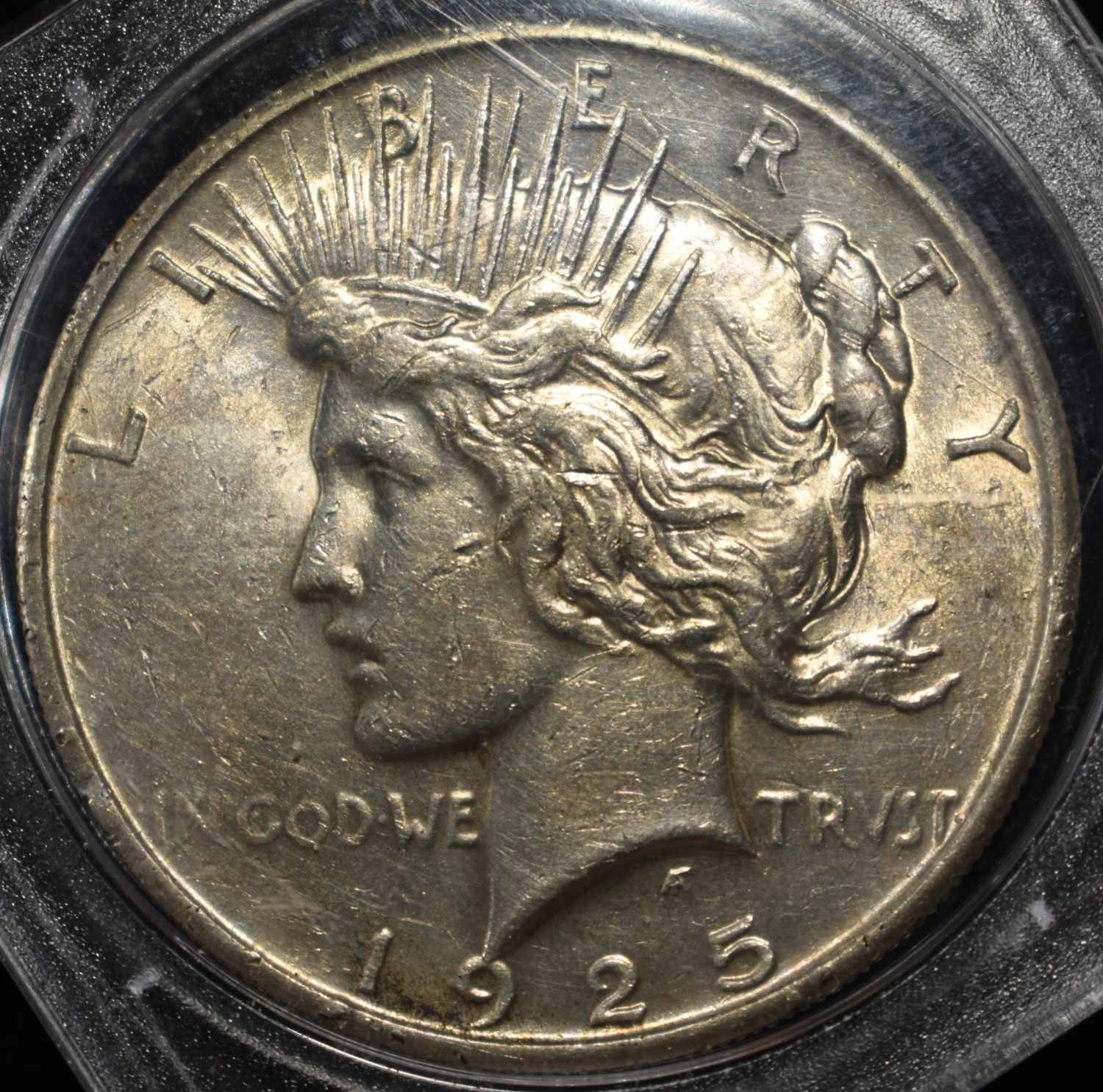 1925 PEACE DOLLAR NO-FEATHERS