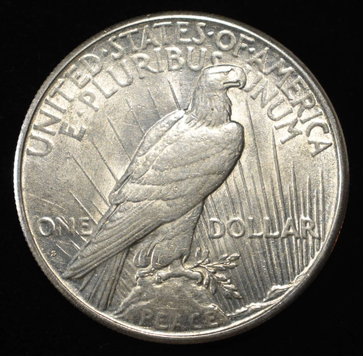 1925-S PEACE DOLLAR AU/BU