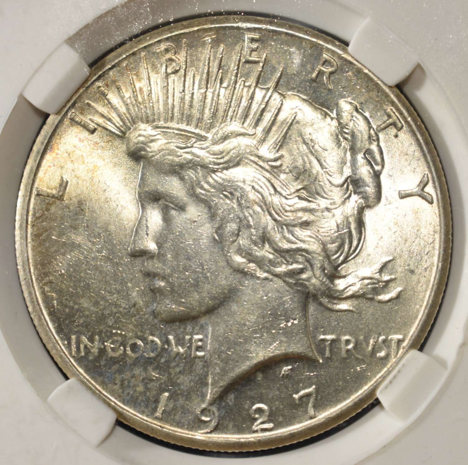 1927 PEACE DOLLAR PGA CH/GEM BU