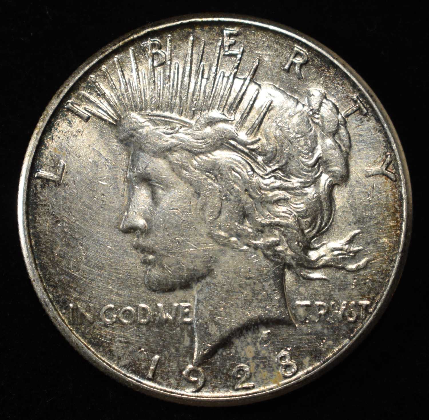 1928-S PEACE DOLLAR CH AU