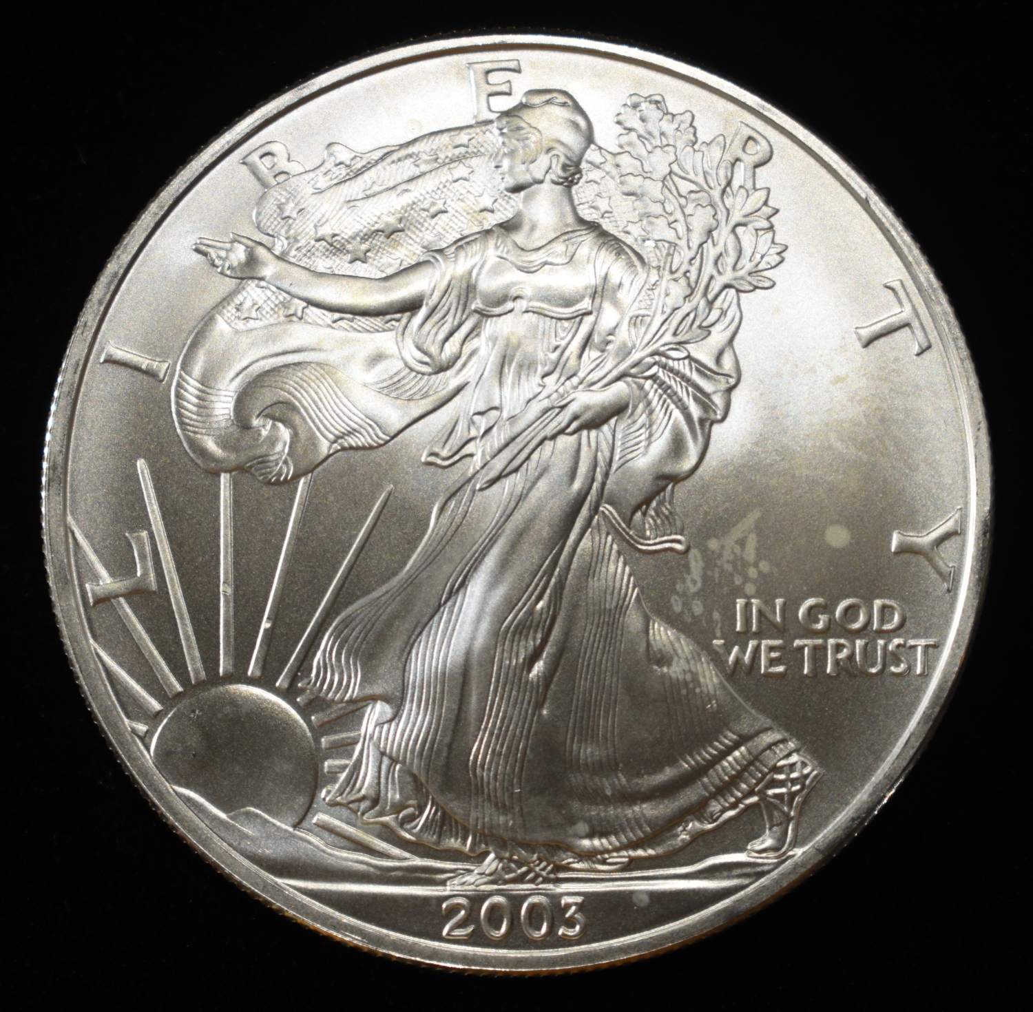 2003 AMERICAN SILVER EAGLE