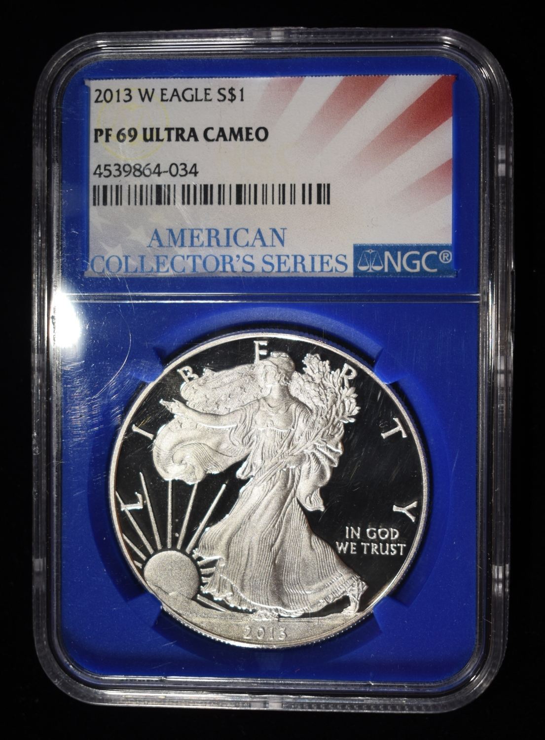 2013-W AMERICAN SILVER EAGLE NGC PF69 ULTRA CAMEO